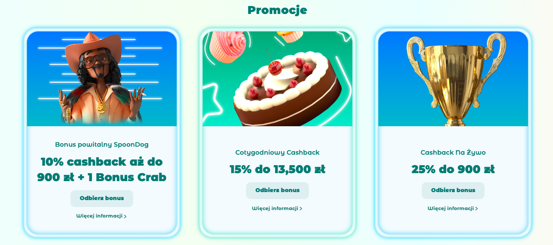 Bonusy i promocje w Neon54 kasyno